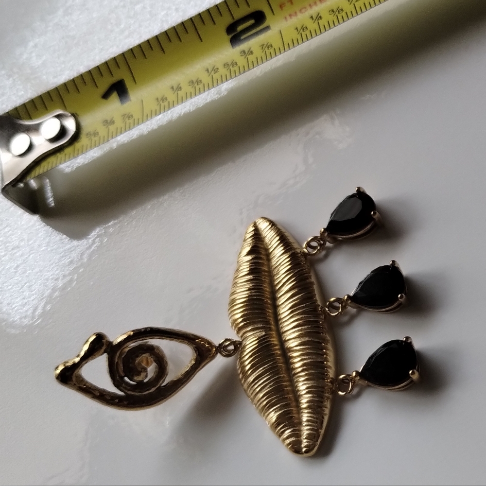 Vintage Style, drop earrings. - Picture 4 of 5